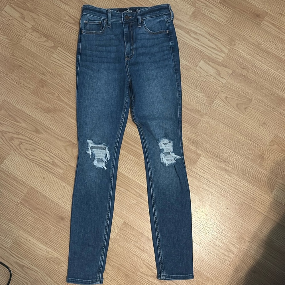 Hollister ultra high rise super skinny jeans